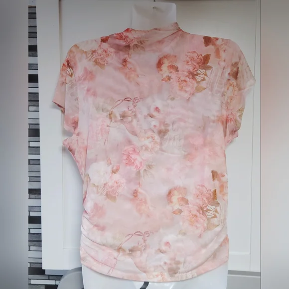 Madden girl Renaissance Angel Mesh cropped blouse Sz-XL - Picture 3 of 5